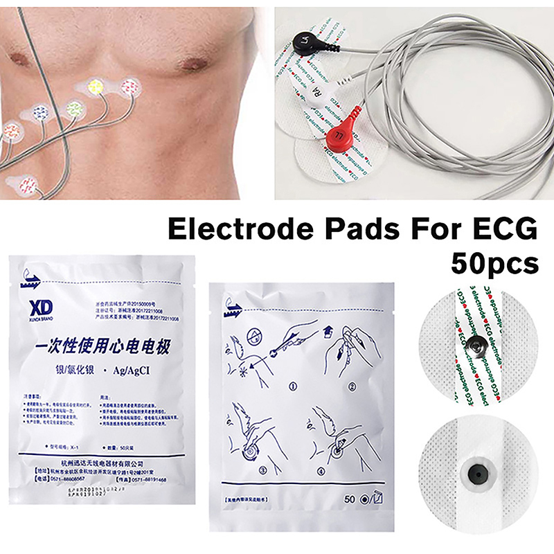 50PCS/Bag Electrode Patch  Dis – обзор и цена Ecg Patch Monitor
