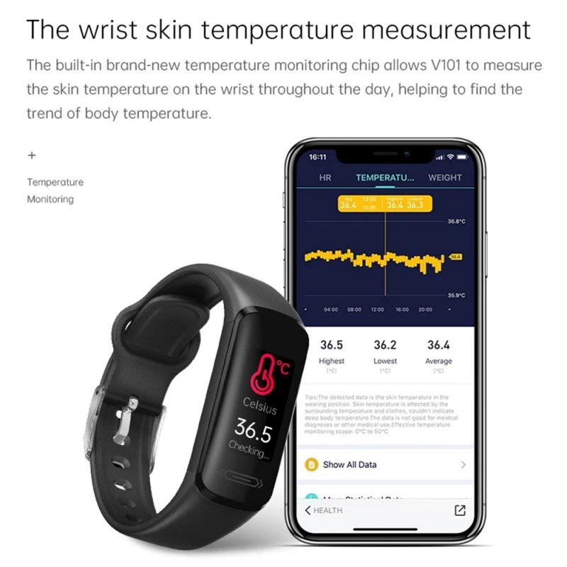 Smart Watch The V101 Real-time – обзор и цена Breath Rate Monitor
