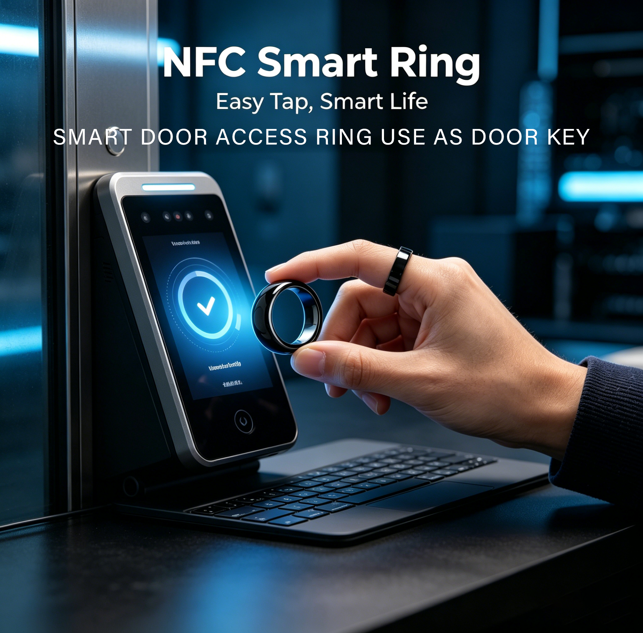 Ntag216 NFC Full Ceramic Smart – обзор и цена Smart Ring Nfc Pay