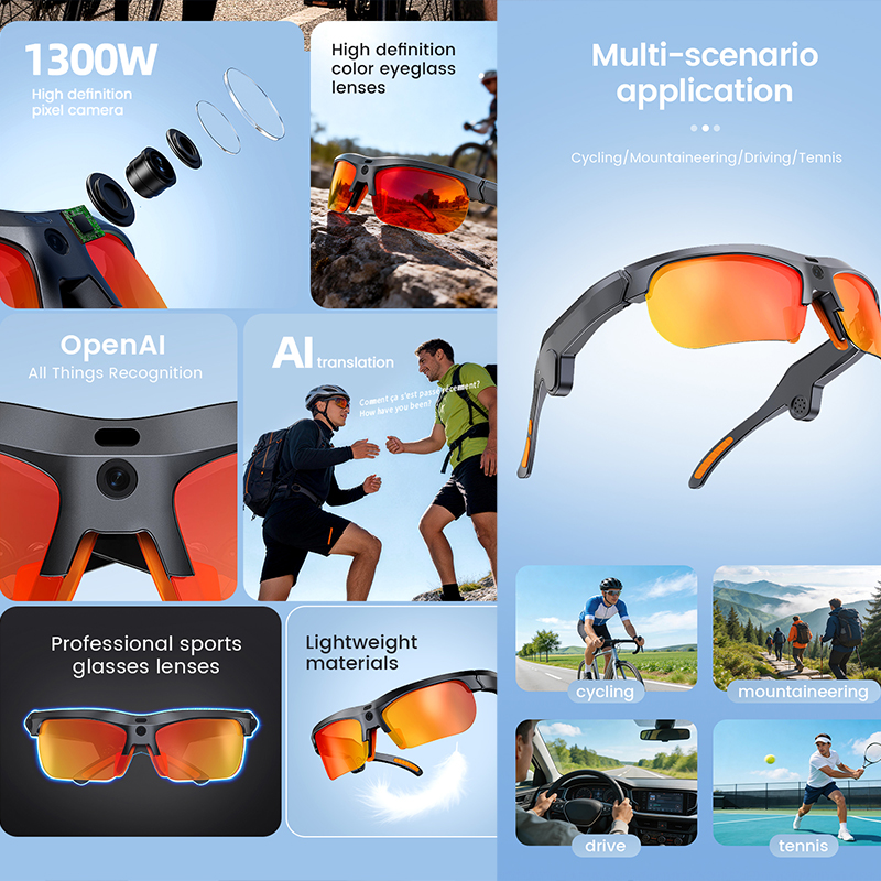 Cycling Smart Glasses AI Trans – обзор и цена Smart Glasses Lens