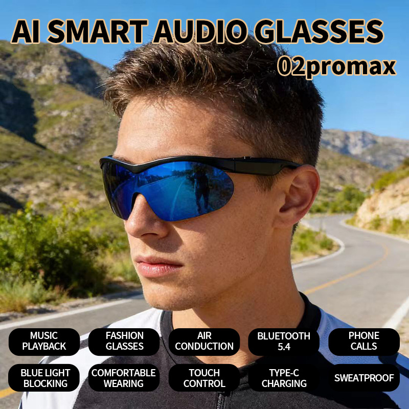 Smart Bluetooth Glasses 02pro  – обзор и цена Smart Glasses Lens
