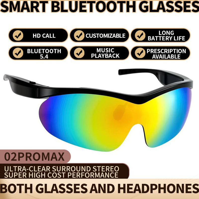 Smart Bluetooth Glasses 02pro  – обзор и цена Smart Glasses Lens