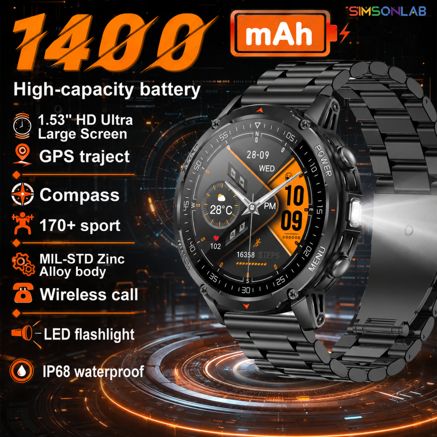 2026 New 1400mAh Military GPS  – обзор и цена Smart Insole Pressure